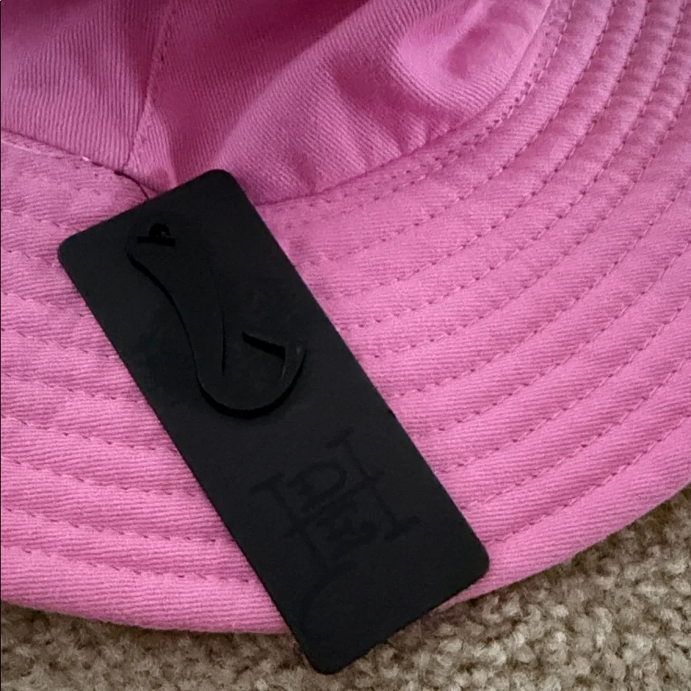 Ed Hardy Pink Bucket Hat with Embroidered Skull & Heart Patch- NWT